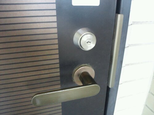 20111224高砂市ドア鍵