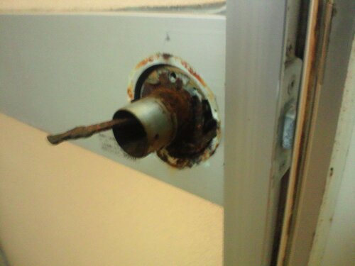 姫路市で浴室の鍵が壊れた　ドアノブ交換　20120119